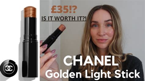 chanel glow stick golden light|chanel glow stick baume transparent.